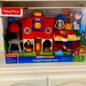 Little People Caring for Animals Farm